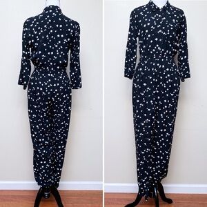 Turo By Vince Camuto Black and White Jumpsuit Size XS